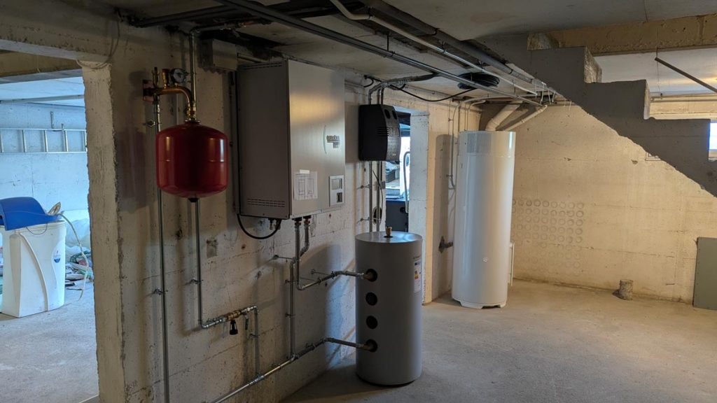 Installation d’un chauffe-eau thermodynamique Atlantic dans une maison neuve à Marckolsheim proche de Sélestat